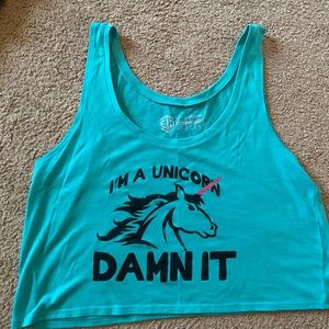 Livesore boxy crop tank